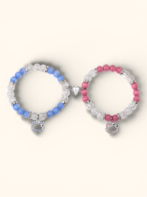 Lovelink™ Hello Kitty Magnetic Couple Bracelet Set