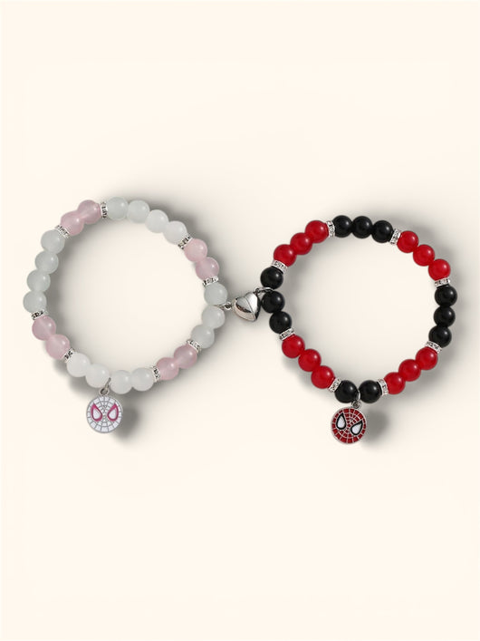 Lovelink™ Spider-Love Magnetic Couple Bracelet Set